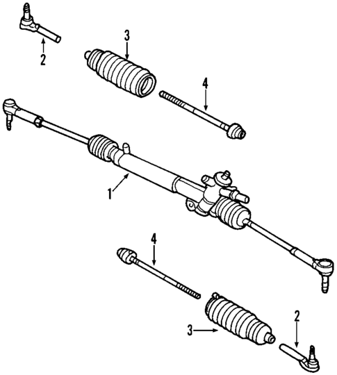 Steering Gear & Linkage for 2003 Chevrolet Impala #1