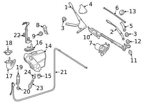 Headlamp Components for 2005 Mercedes-Benz SLK55 AMG #2