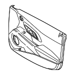 67620WAA01 - : Door Trim Panel for Toyota Image