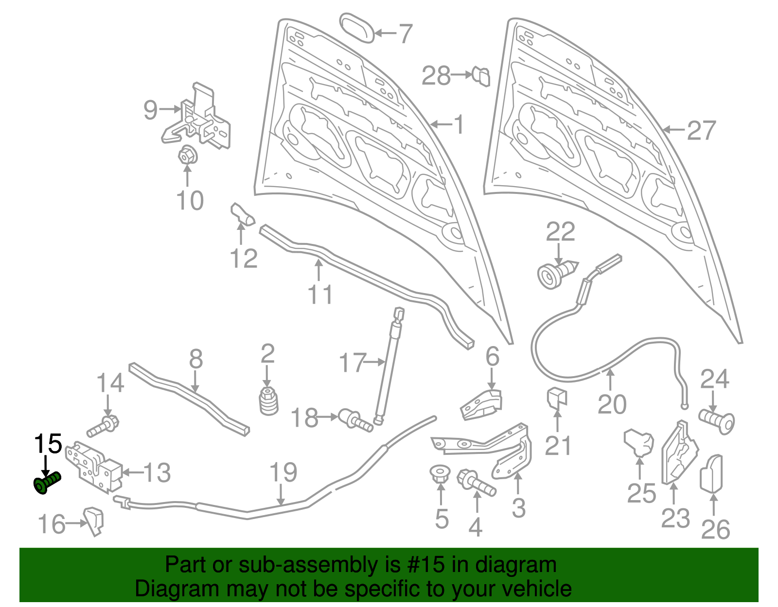 Lock Screw - Porsche (N-908-073-01)