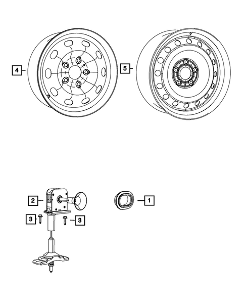 Wheel Spare for 2011 Ram 1500 #0