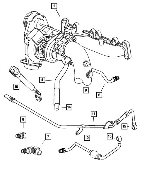 Engine Oiling for 2004 Chrysler Sebring #1