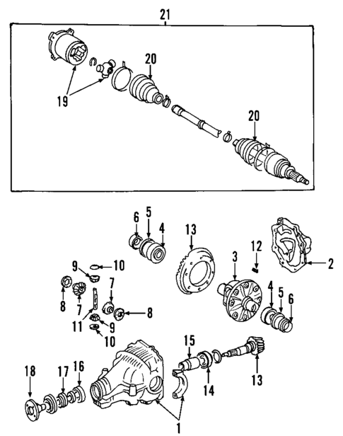 Propeller Shaft for 2005 Suzuki Aerio #0