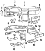 9150329 - : Glove Box Door for Volvo Image