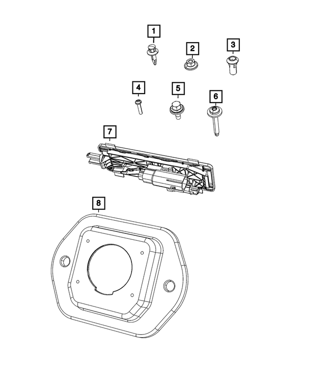 56021909AA - Electrical: Body Wiring Grommet for Mopar Image