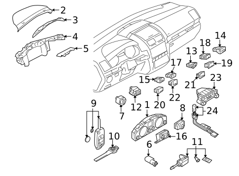 Parking Aid for 2010 Volkswagen Touareg #1