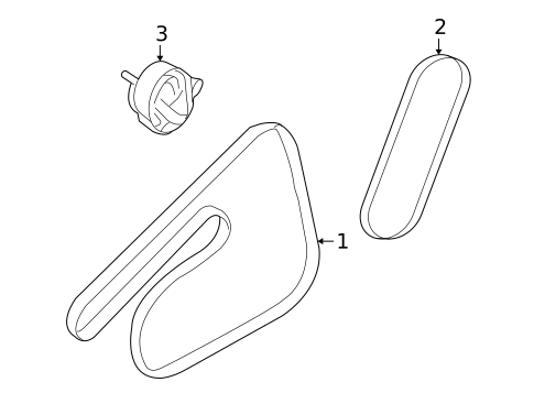 Belts & Pulleys for 2011 Chevrolet Aveo5 #0