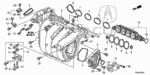 17106R1AA01 - : Gasket B, In Manifold for Acura Image