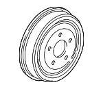 10306594 - Brakes: Drum for Pontiac: Aztek | Saturn: Vue Image