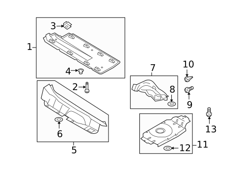 Heat Shields for 2012 Volkswagen Golf #0