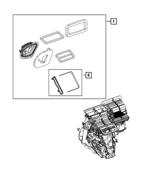 Air Conditioner and Heater Units for 2023 Jeep Renegade #4
