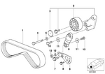 11287636376 - Engine: Ribbed V-Belt for BMW Image