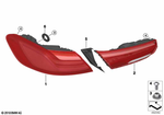 63217445773 - Lighting: Tail Light Side Panel Led Left for BMW Image