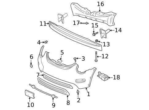 Bumper & Components - Front for 2002 Volkswagen Beetle #0