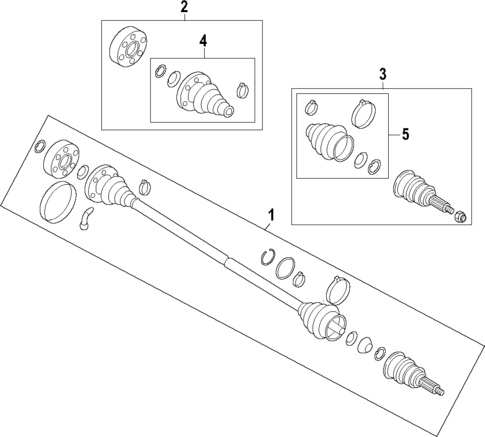 Axle Shafts & Joints for 2022 Audi TTS Quattro #0