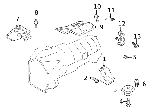Trans Mounting for 2008 Audi R8 #0