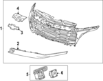 26530363 - : Grille Assembly for Chevrolet: Equinox Image