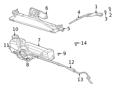 Wiper & Washer Components for 2006 Chrysler PT Cruiser #0