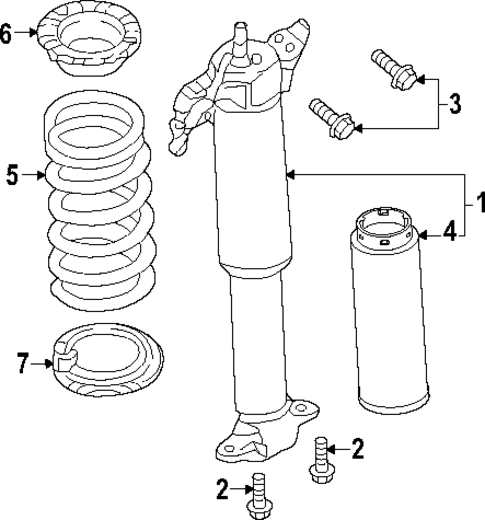 Shocks & Components for 2024 Ford Mustang #1