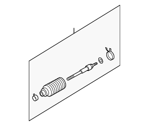 48521EG028 - : Inner Tie Rod for INFINITI: M35, M45 Image