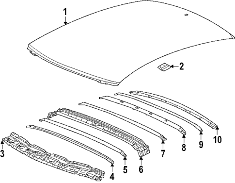Roof & Components for 2025 Honda Civic #0