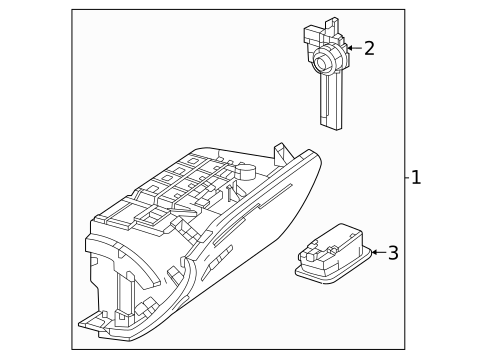Glove Box for 2022 Mercedes-Benz GLS 63 AMG&reg; #0