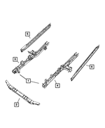 55360168AA - Frame, Bumper and Fascia: Frame Rail Bracket for Mopar Image