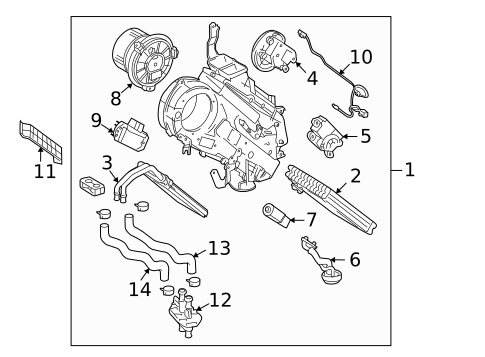 Auxiliary Heater & AC for 2008 Toyota Sequoia #0