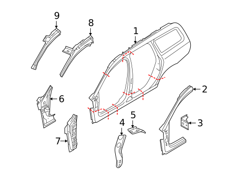 Uniside for 2009 Volvo V70 #0
