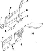 80940D2800 - : Armrest for Nissan: Stanza Image