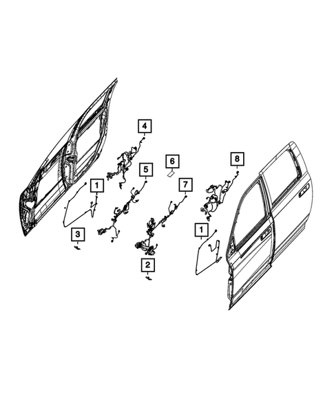 Wiring, Body and Accessories for 2021 Ram 2500 #3