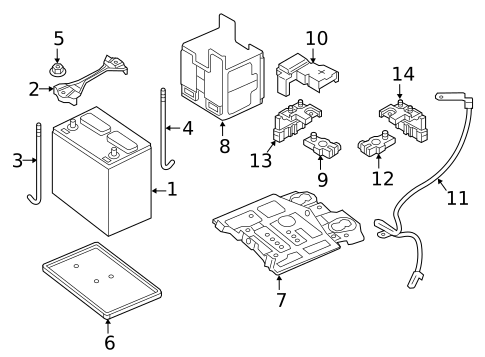 Battery & Related Components for 2017 Chevrolet City Express #0