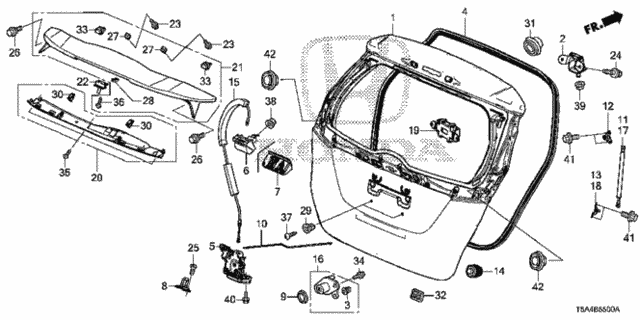Tailgate for 2016 Honda Fit #0