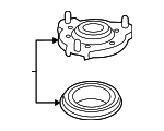 54602PI000 - Suspension: Strut Mount for Hyundai Image