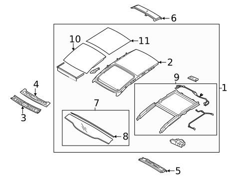 Roof & Components for 2020 Kia Sportage #0