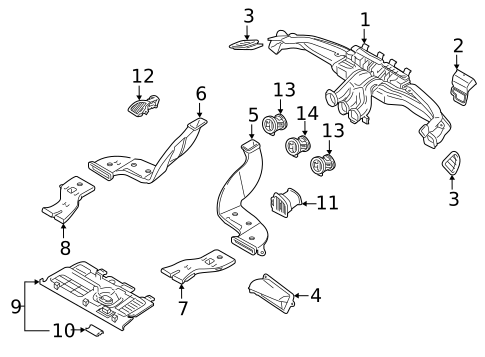 Ducts for 2020 Kia Stinger #0