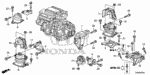 90164S5A010 - Body/Air Conditioning: BOLT, FLANGE (12X40) for Honda Image