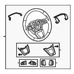 83A419091AHMJM - : Steering Wheel for Audi: Q3 Image