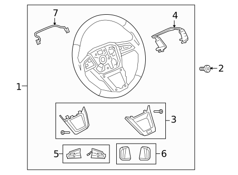 Steering Wheel & Trim for 2025 Audi Q3 #0