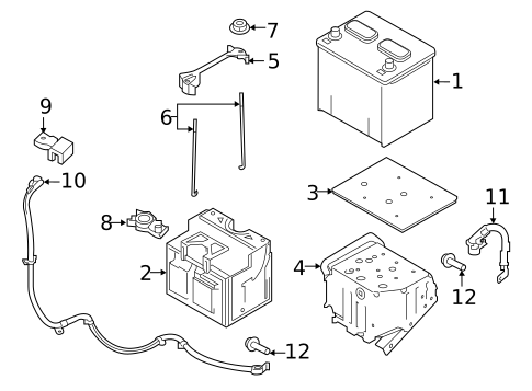 Battery for 2019 Nissan TITAN XD #0