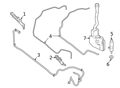 Headlamp Washers/Wipers for 2015 Mercedes-Benz ML400 #0