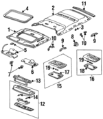 5862027370 - : Map Lamp Assembly for Isuzu Image