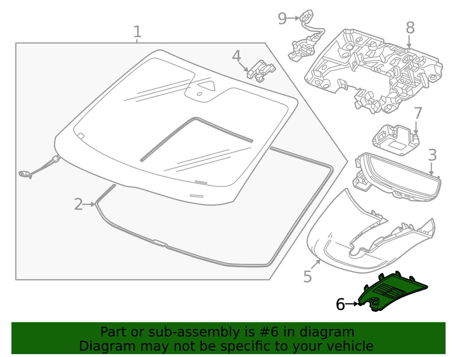 2024-2026 Chevrolet Equinox EV Trim Cover Cap 86581593 GM ...