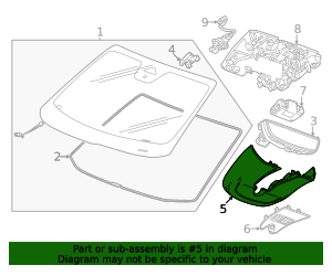 2024-2026 Chevrolet Equinox EV Trim Cover 85545419 GM | GMPartsDirect.com