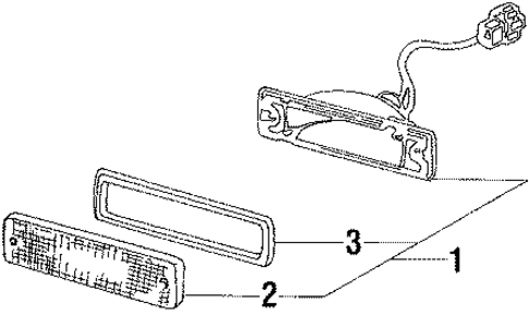 Park Lamps for 1986 Mazda 323 #0