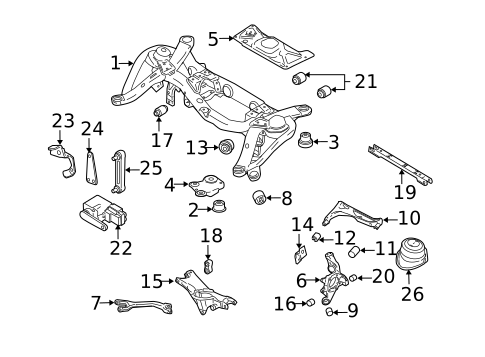 Rear Suspension for 2014 Volvo XC90 #0