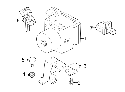 ABS Components for 2014 Ford Transit Connect #0