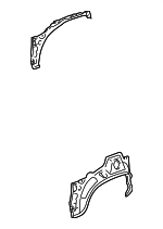 6163142030 - Body: Outer Wheelhouse for Toyota Image
