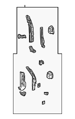 6103142010 - Body: Rear Panel Assembly for Toyota Image