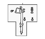 4849SZAA03ZA - Electrical: Center Seat Belt for Honda: Pilot Image image